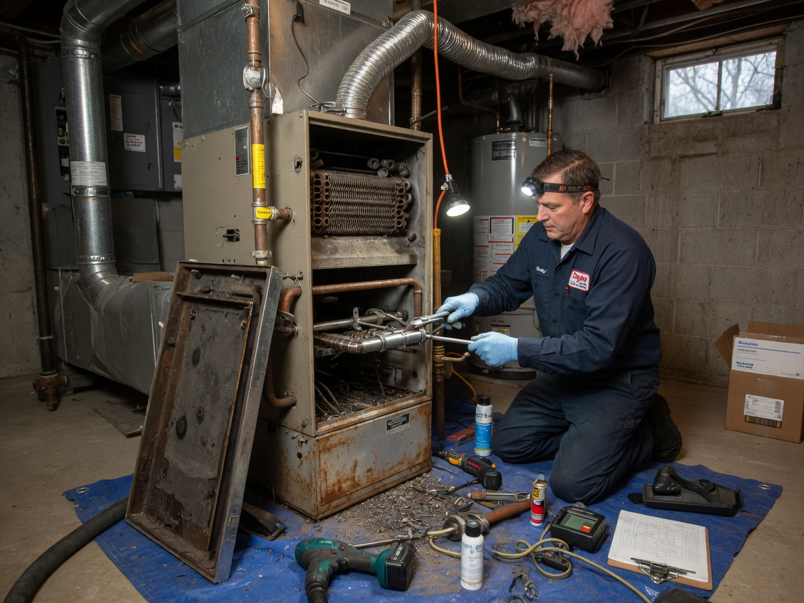 Furnace Heat Exchanger Repair in Centerville 45458